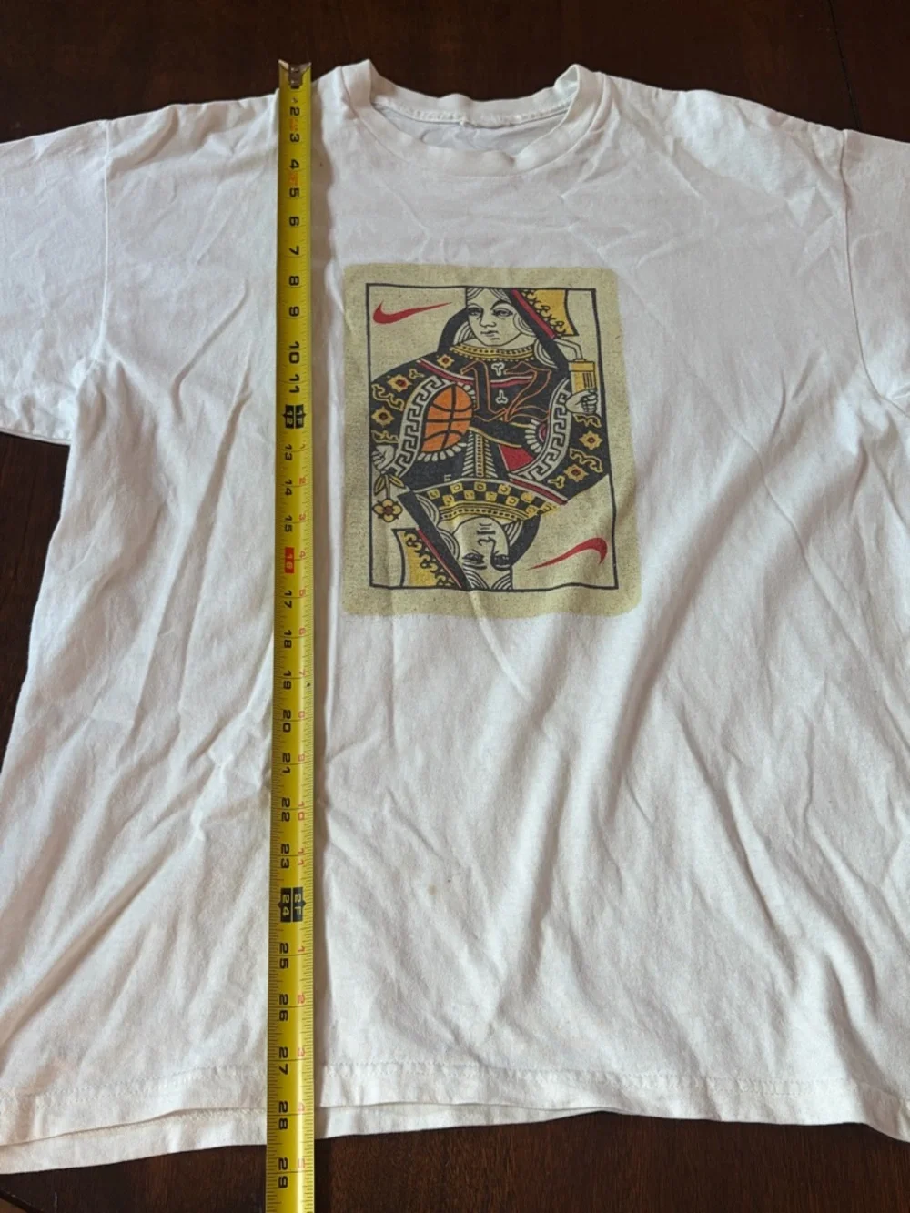 Vintage Nike I'm the Queen of this Court Jack Short Sleeve Graphic T-Shirt Top